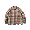 Retro Plaid Shirt For Boys Autumn And Winter New Loose Long Sleeve Neutral Shirt Coat