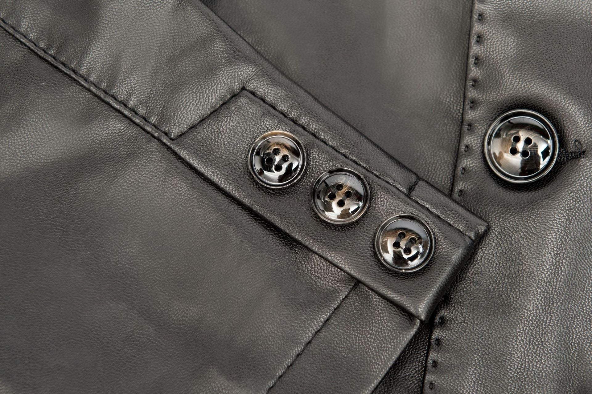 Washed Coat Leather Casual Jacket