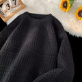 Round Neck Sweater Men's Fashion Brand Handsome Autumn And Winter Undershirt