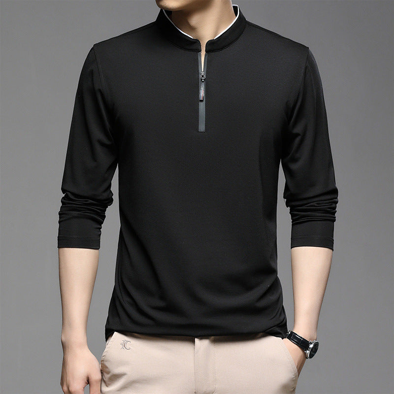 Half High Collar Cotton sweater