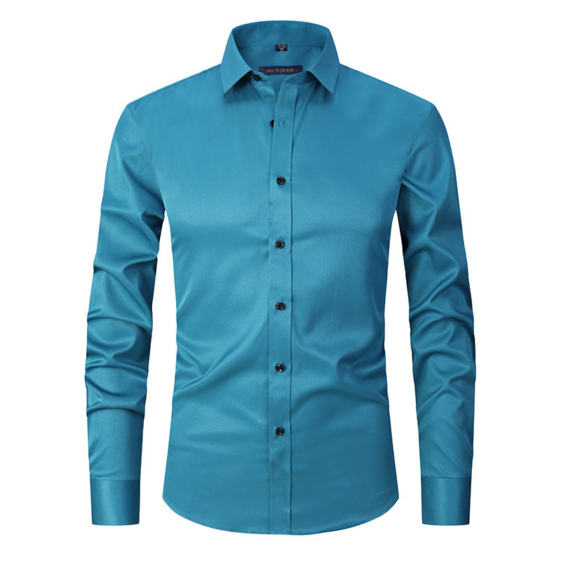Stretch Long Sleeve Shirt Men's Work