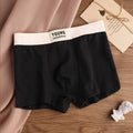 Cotton Men's Mid Waist Texture Boxer Briefs