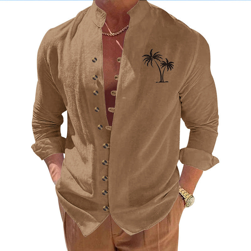 Coconut Vintage Print Slim shirt
