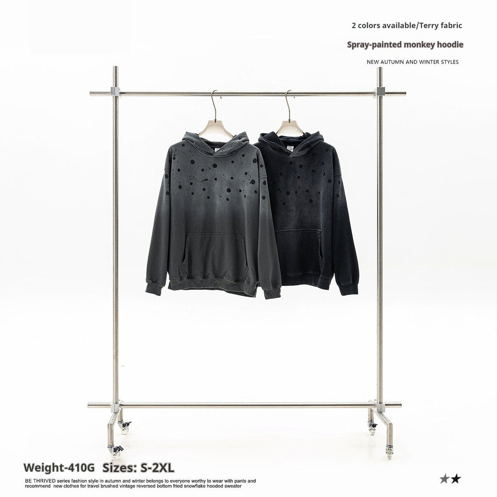 Autumn Heavy Craft High Street Men's hooded sweater