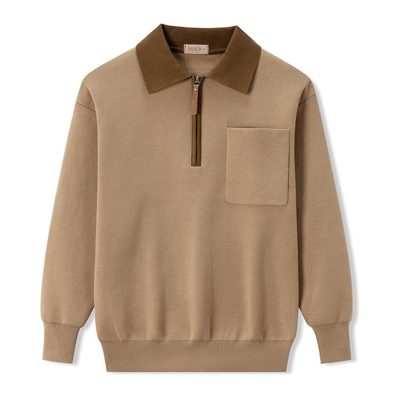 Men's Fashion Casual Bottoming Knitted Sweater