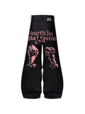 Temperature-sensitive Color-changing Embroidered Red Ear Jeans