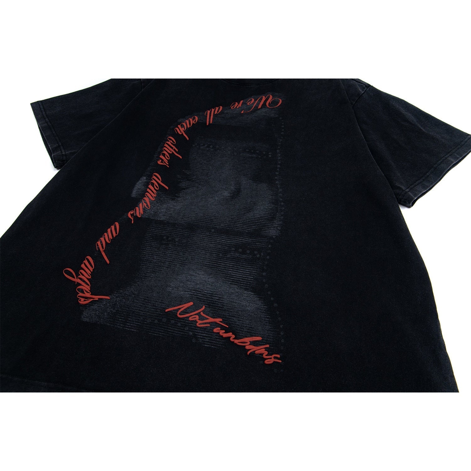 Men's Anime High-end Loose Short-sleeve T-shirt