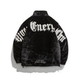 Winter Letters Embroidery Cotton-padded Coat Men