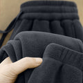 Men's Double-sided Fleece Jogger Pants With Drawstring And Extra-thick Lining