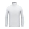Men's Hollow Solid Color Turtleneck Sweater Fashion Casual All-match Simple Sweater