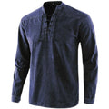 Stand Collar Retro Drawstring Casual Sports T-shirt