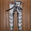 Versatile Casual Men's Slim Fit Skinny Elastic Jeans