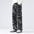 Men's Autumn And Winter High Street Loose Straight Fashion Brand Cowboy Trousers