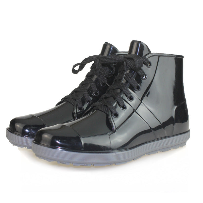 Men's Plus Size Rubber Shoes Non-slip Water Shoes Men's Overshoes