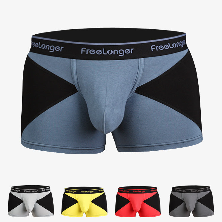Men's U Convex Big Bag Big Front Pocket Short Underwear