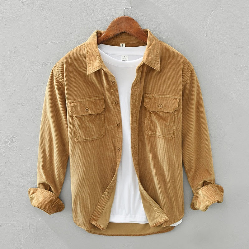 Spring Students All-matching Loose Solid Color Shirt