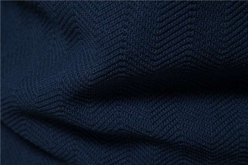 New Men's Solid Color Raglan Sleeve Sweater Casual Men's