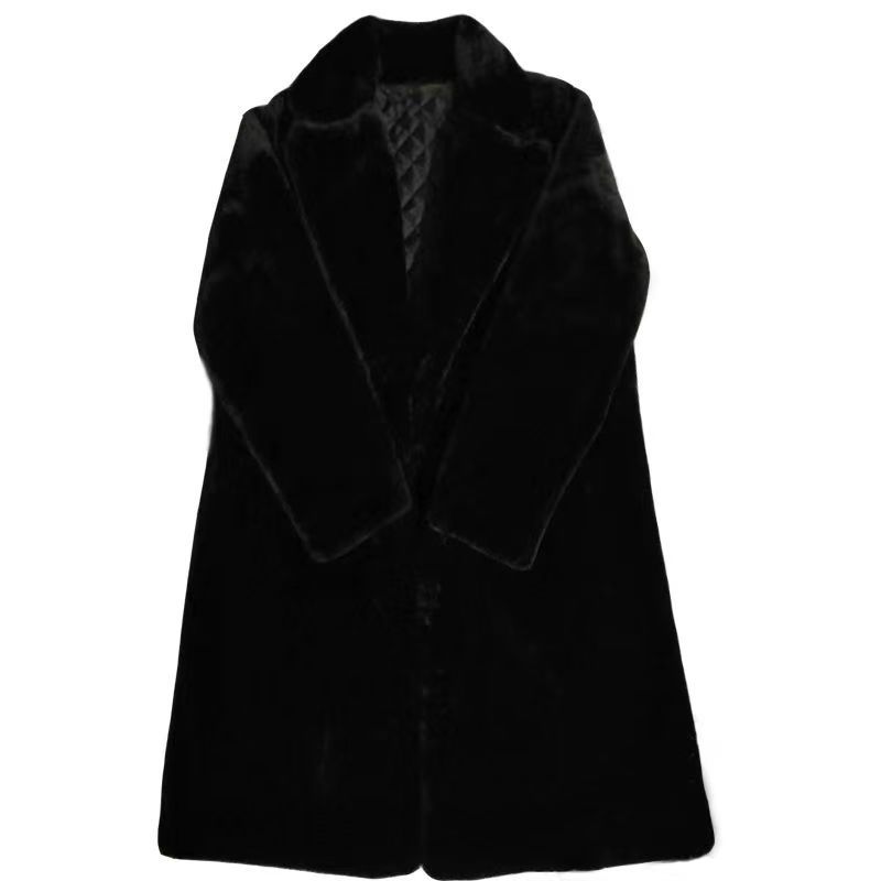 Warm Haining Mink Fur Medium And Long Butterworth coat