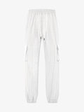 Loose Breathable Micro Elastic Lace-up Imitation Linen Plaid Men's Casual Pants Overalls