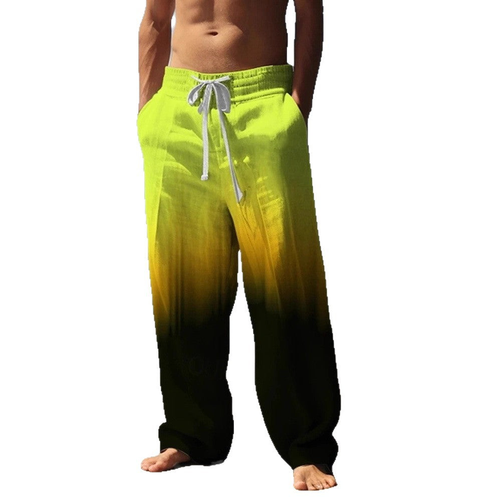 Men's 3D Printed Pants Trousers Outdoor Street Outdoor Polyester