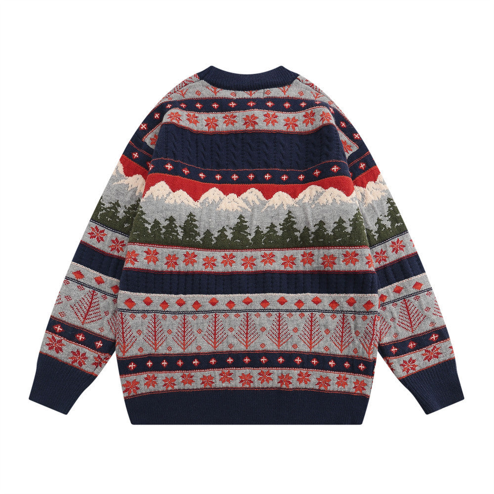 European And American Brand Loose Pullover Long-sleeved Knitwear