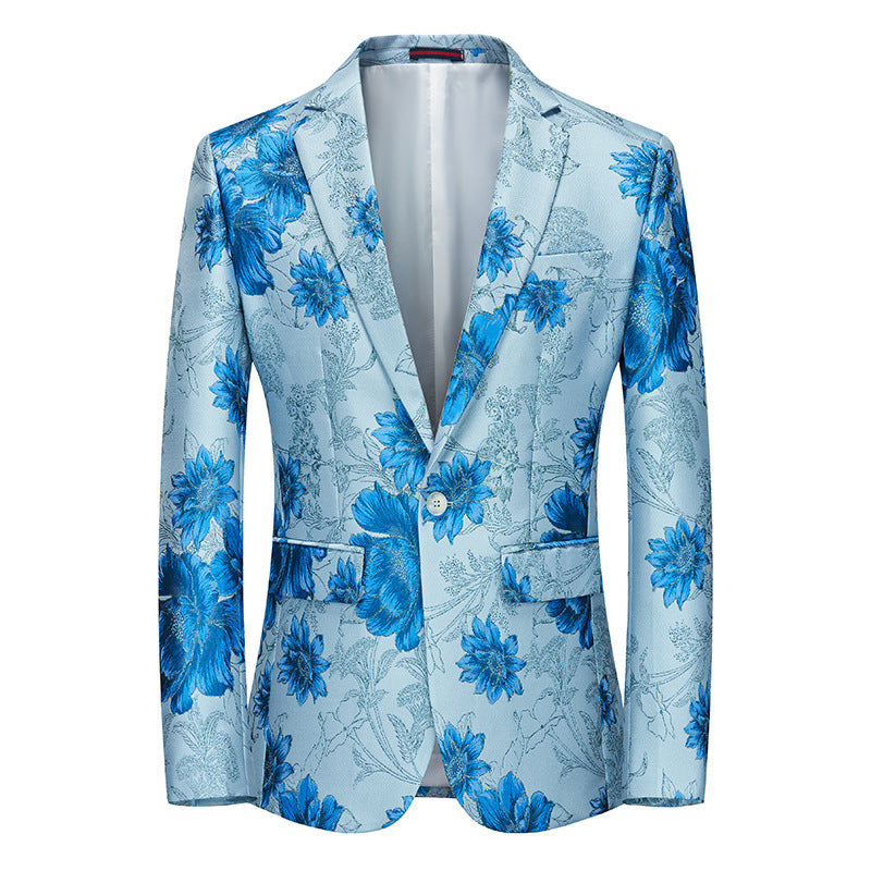 Fashion Color Personalized Stage Performance Banquet Business Casual Small Suit