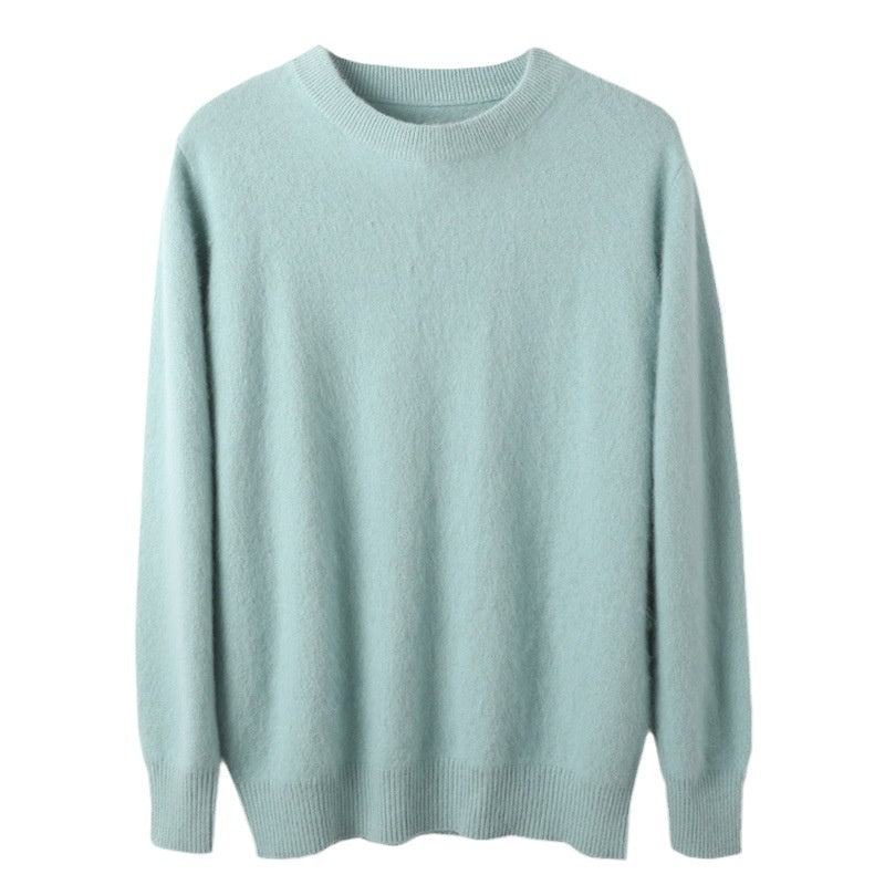 Cashmere Round Neck Pullover Thickened Woolen Bottoming Sweater
