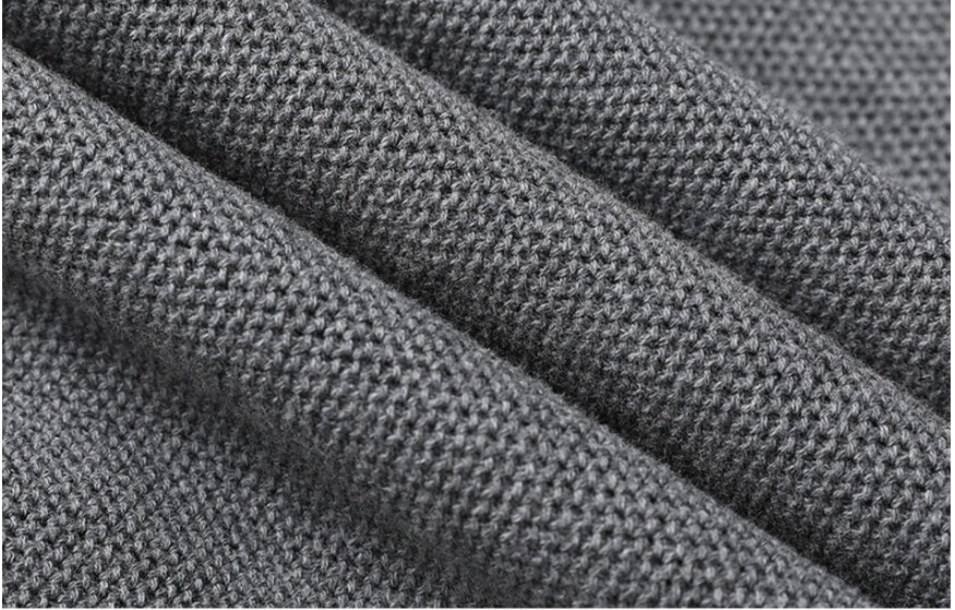Round Neck Curled Knitted Sweater Casual All-match Top