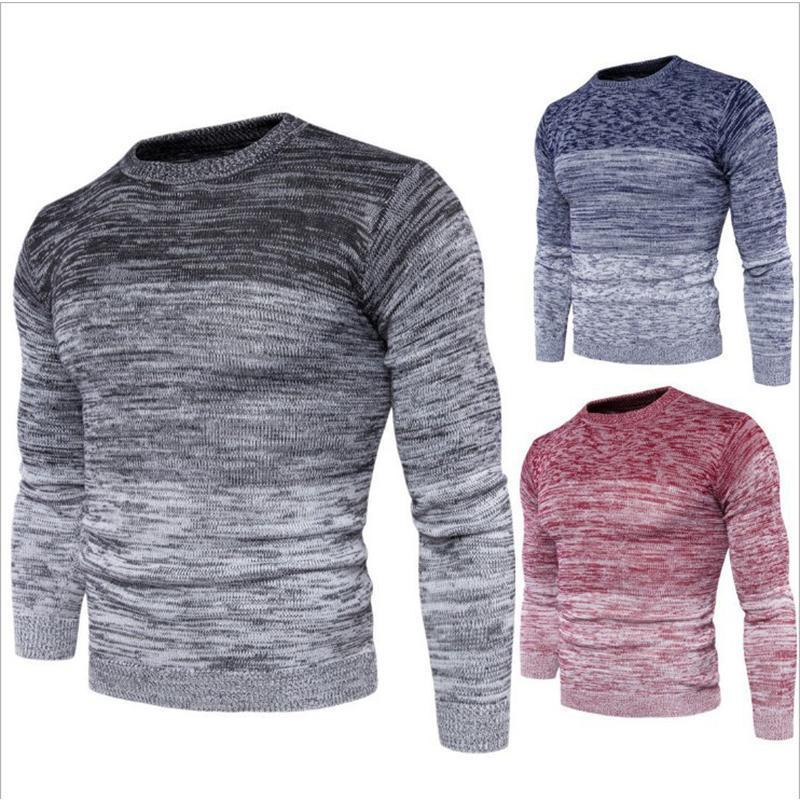 Round Neck Sweater Youth Long-sleeved Sweater Top