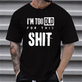 Men's All-match Short-sleeved T-shirt With Design Letters