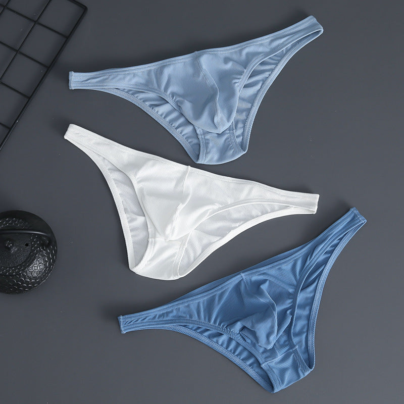 Underwear Low Waist Sexy Silky Small Briefs Underpants