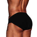 Men's Low Waist Breathable Solid Color Briefs