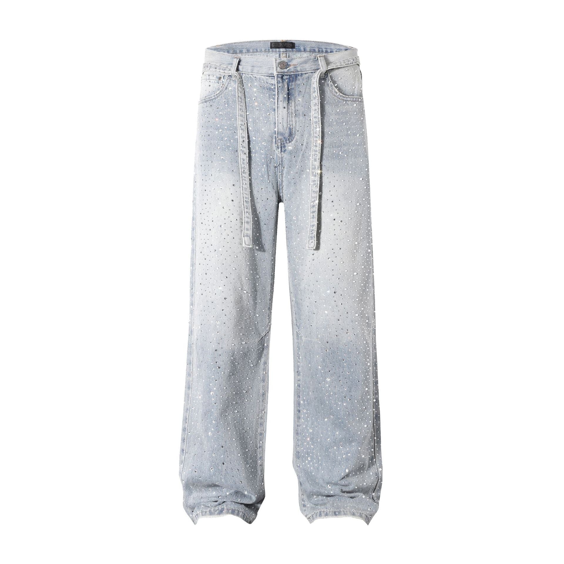 New Washed And Worn Heavy Industry Jeans