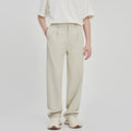 Anti-Wrinkle Woven Casual Loose Straight Drooping Suit Pants