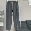 Corduroy Ankle-tied Sweatpants All-match Plus Size