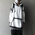 Graffiti Inkjet Wash Water Hooded Jacket Dark High Street
