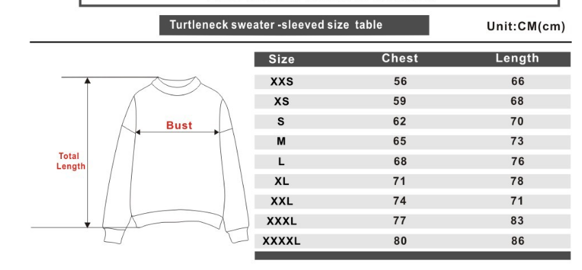 Fake Love high collar sweater