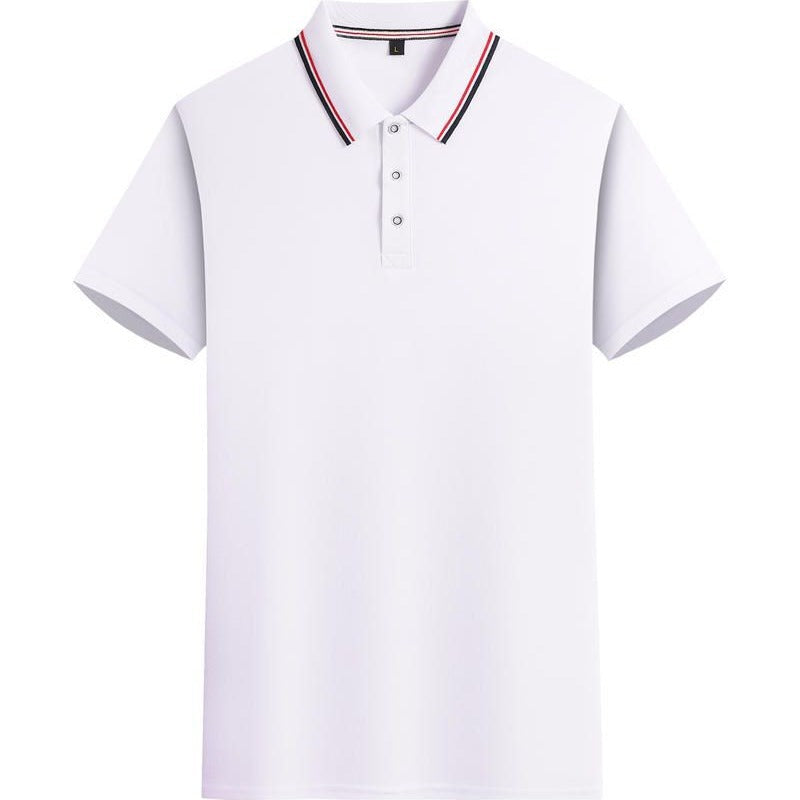 Men's And Women's Same Style Short Sleeve Work Clothes Youth Lapel T-shirt