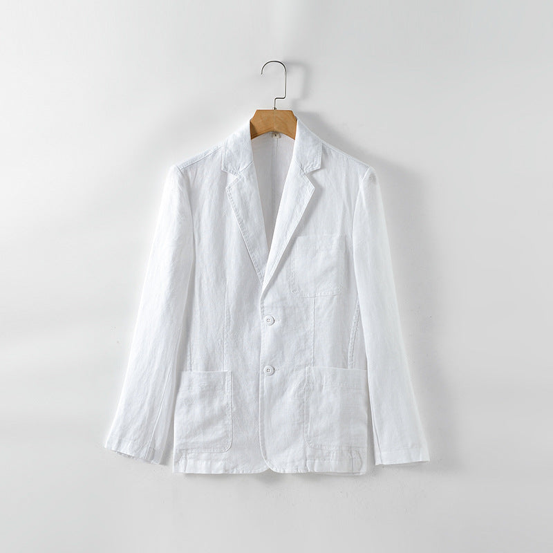 Linen Suit Thin Coat For Men
