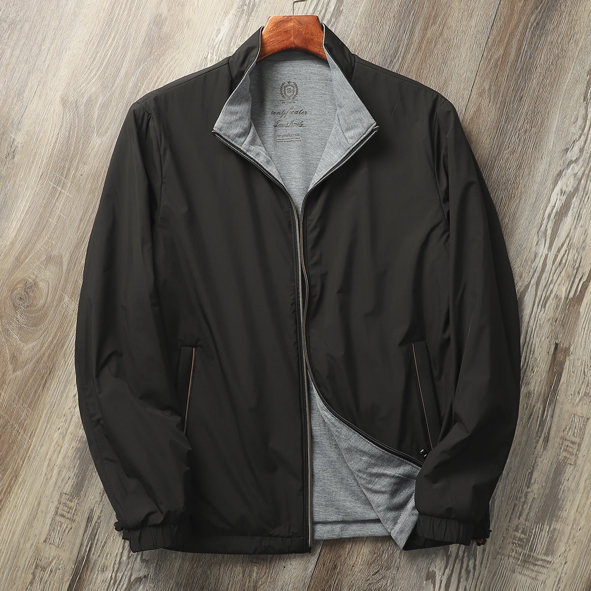 Men's High-end Business Casual Stand Collar Simple Jacket