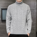 Loose High Neck Men Sweater Thickening