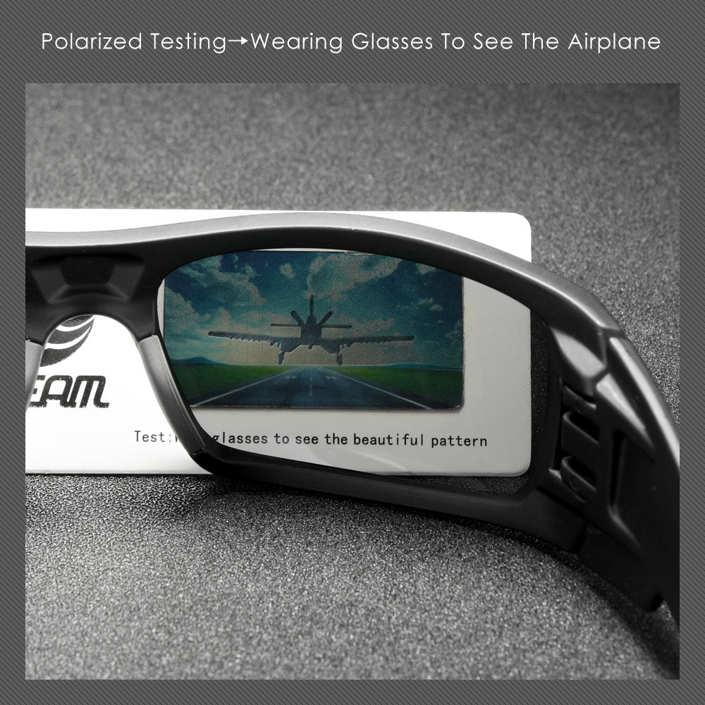 New Outdoor Sports Polarized Sunglasses Square Versatile Eye Protection Colorful Sunglasses