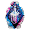 Hooded couple sweater