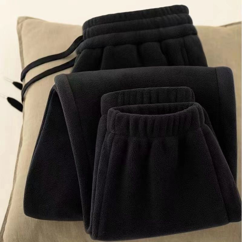 Men's Double-sided Fleece Outerwear Jogger Pants