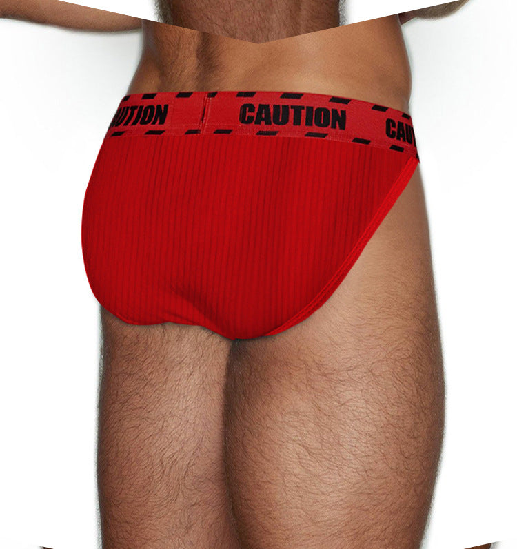Men's Cotton Pit Cloth High Fork Briefs