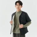 Short Sleeve Plus Velvet Thermal Home Wear Men's Cotton Jacket Top