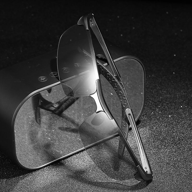 Fashion Sports Outdoor Riding Color Changing Sunglasses