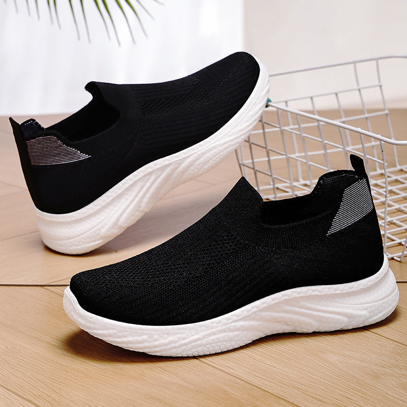 All-matching Summer New Women's Shoes Soft Bottom Not Tired Feet Comfortable Breathable Running Shoes