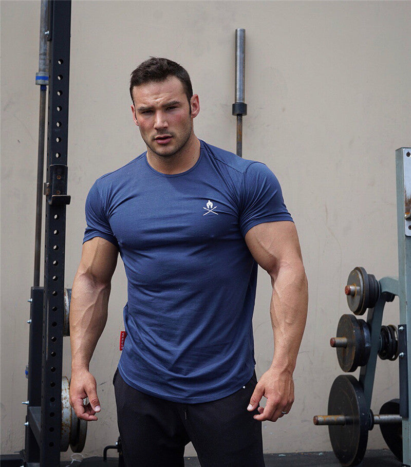 Round Neck Short-sleeve Tights Training Workout Clothes