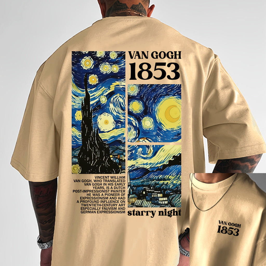 Printed Round Neck Short Sleeve T-shirt Cartoon